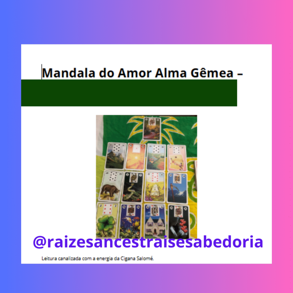 Mandala do Amor ALma Gêmea feito para "Juliana"